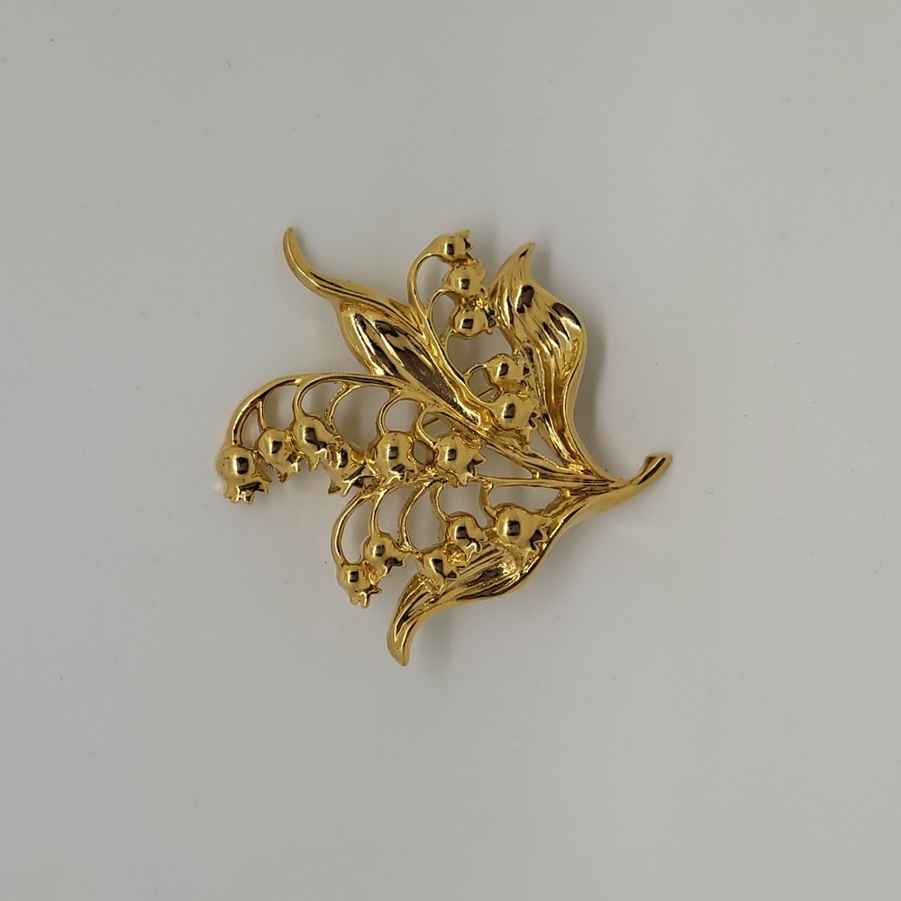 Vintage Avon Lily of the Valley Brooch